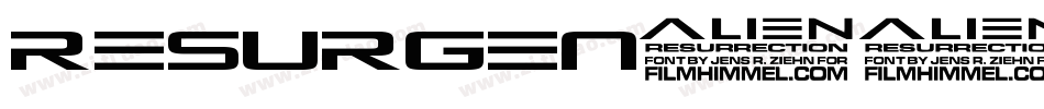 resurgen字体转换