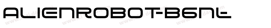 AlienRobot-B6nl字体转换