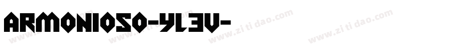 Armonioso-YL3v字体转换