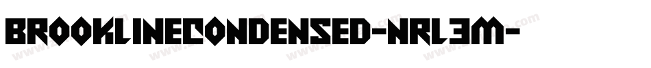 BrooklineCondensed-nRL3M字体转换