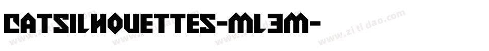 CatSilhouettes-mL3m字体转换