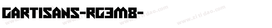 Gartisans-rg3M8字体转换 Gartisans-rg3M8字体转换