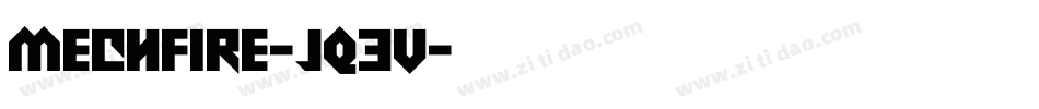 Mechfire-jq3v字体转换