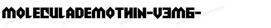 MoleculaDemoThin-V3m6字体转换