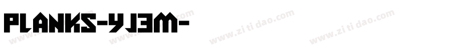 Planks-yj3M字体转换