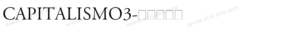 Capitalismo3字体转换
