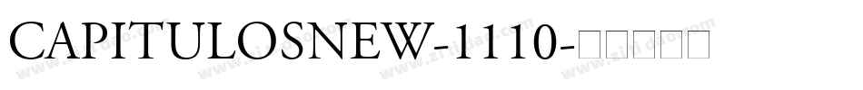 Capitulosnew-1110字体转换