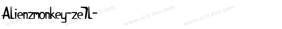 Alienzmonkey-ze7l字体转换