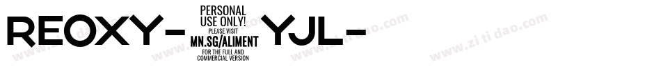 Reoxy-9YjL字体转换