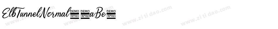 ElbTunnelNormal-1aBe字体转换