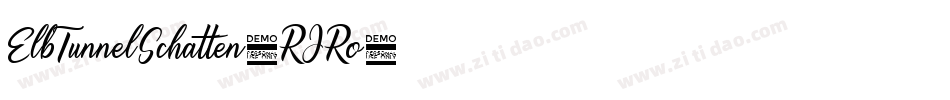 ElbTunnelSchatten-RJRo字体转换