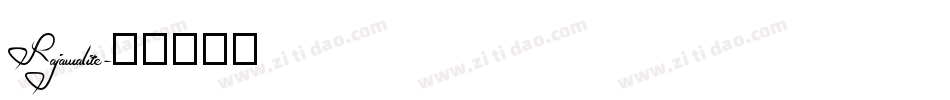 Rajawalite字体转换
