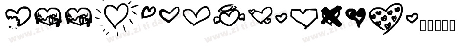 AllHearts-w2g9字体转换