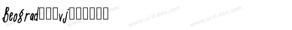 Beograd-98vj字体转换