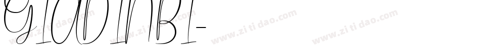GIADINBI字体转换