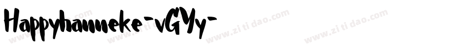 Happyhanneke-vGYy字体转换