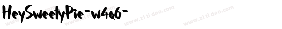 HeySweetyPie-w4q6字体转换