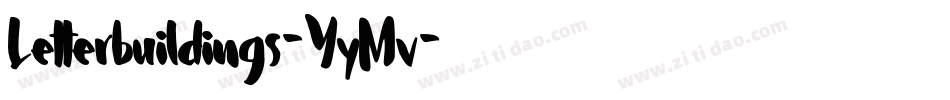 Letterbuildings-YyMv字体转换
