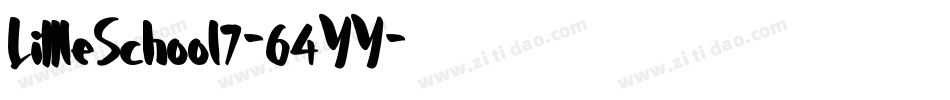 LittleSchool7-64YY字体转换