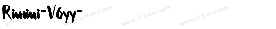 Rimini-V6yy字体转换
