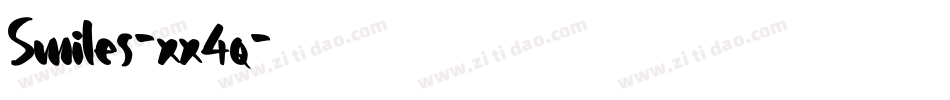 Smiles-xx4q字体转换