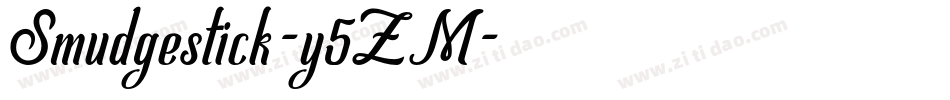 Smudgestick-y5ZM字体转换