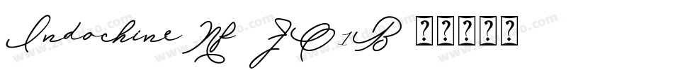 IndochineNf-JO1B字体转换