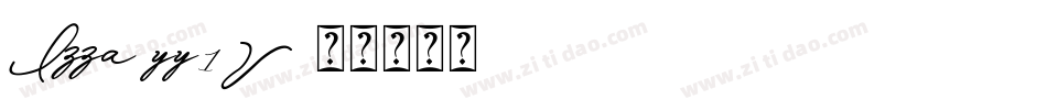 Izza-yy1V字体转换