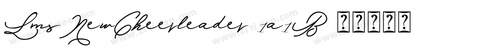 LmsNewCheerleader-1a1B字体转换