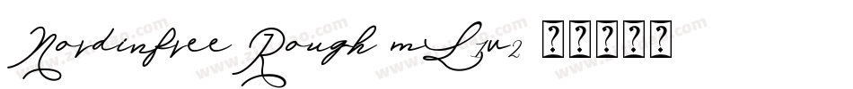 NordinfreeRough-mL1v2字体转换