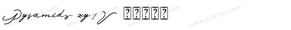 Pyramids-xy1V字体转换