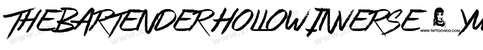 TheBartenderHollowInverse-ywLLq字体转换