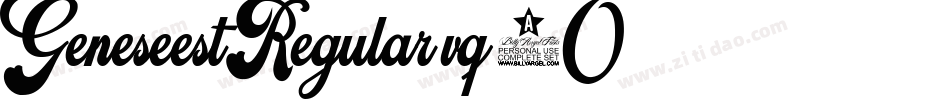 GeneseestRegular-vq0O字体转换 GeneseestRegular-vq0O字体转换