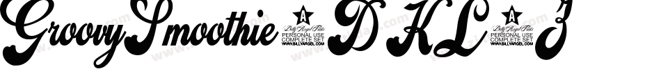 GroovySmoothie3D-KL6Z字体转换
