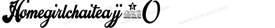 Homegirlchaitea-jj0O字体转换