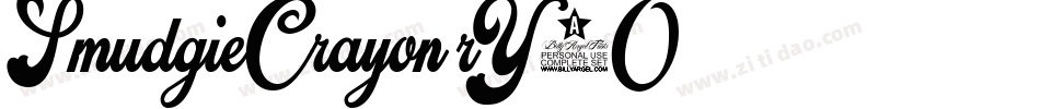 SmudgieCrayon-rY0O字体转换