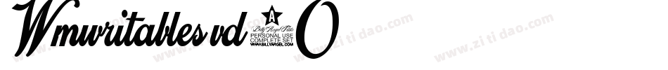 Wmwritables-vd0O字体转换