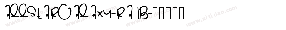Allstargalaxy-rA1B字体转换