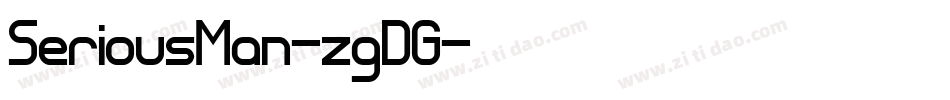 SeriousMan-zgDG字体转换