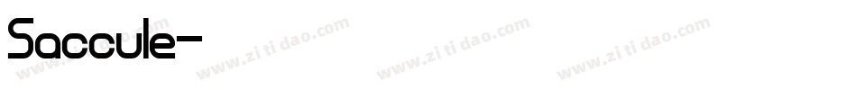 Saccule字体转换