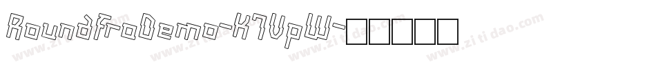RoundfraDemo-K7VpW字体转换