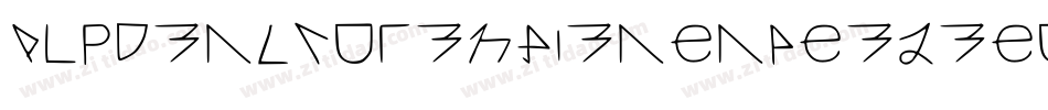 AlpderzVutenHiergrageRegular-v41A字体转换