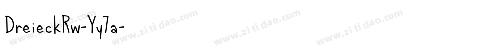 DreieckRw-Yy7a字体转换
