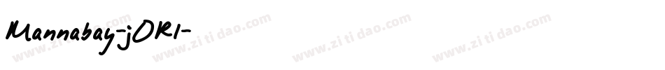 Mannabay-j0Rl字体转换