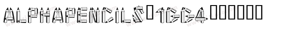 Alphapencils-1GG4字体转换