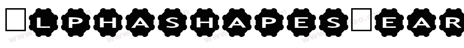 AlphashapesGears2-G0jD字体转换