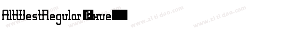 AltWestRegular-Mxve字体转换