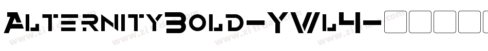 AlternityBold-YWl4字体转换