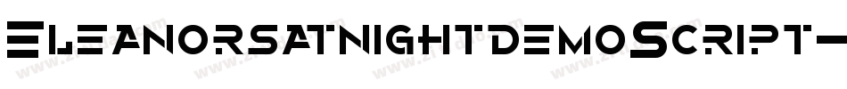 EleanorsatnightdemoScript-K7JMe字体转换