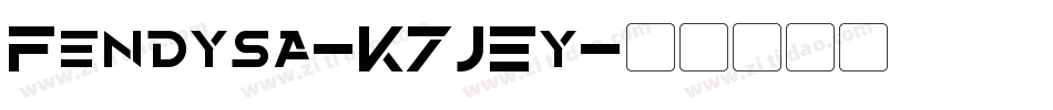 Fendysa-K7JEy字体转换